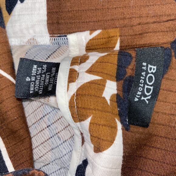 Victoria's Secret Body Abstract Print A-Line Midi Skirt Women's Size 4 - Picture 6 of 6